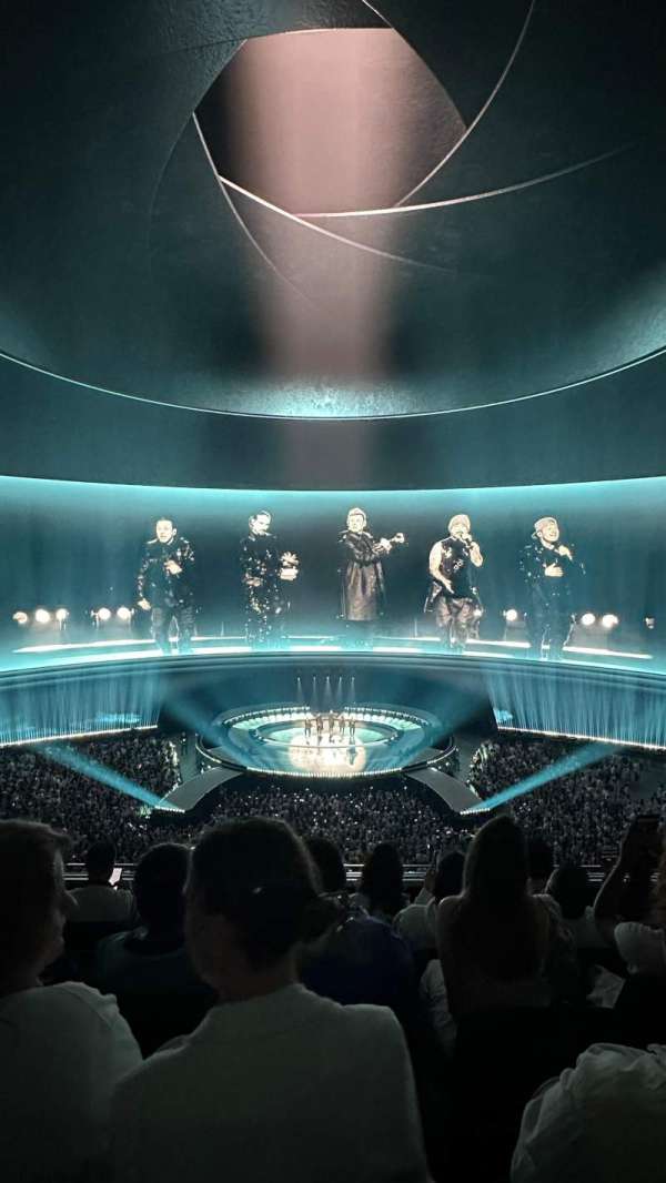 The Sphere, Vegas, section: 206, row: 8, seat: 10