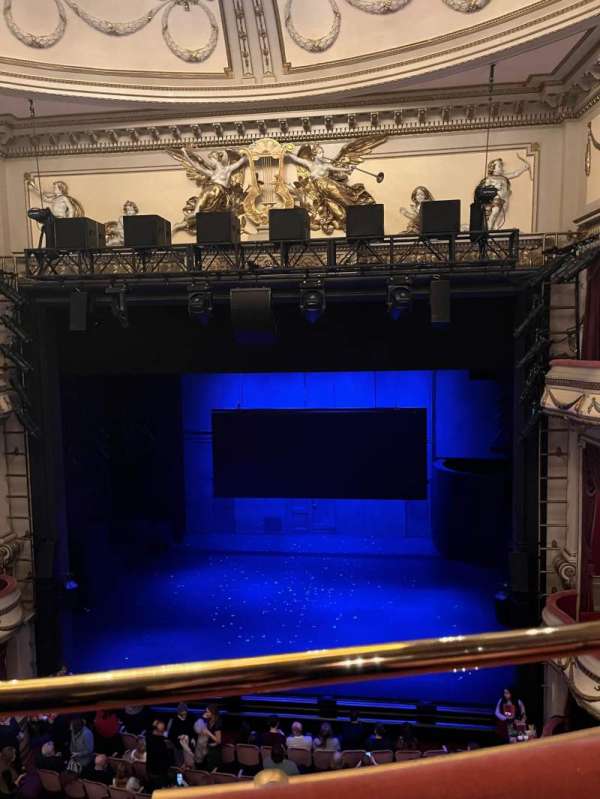 Noël Coward Theatre, section: Grand Circle, row: A, seat: 11