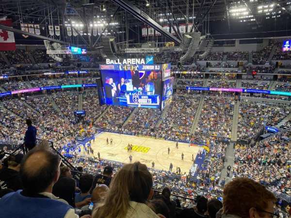 Ball arena, section: 378, row: 10, seat: 5-6