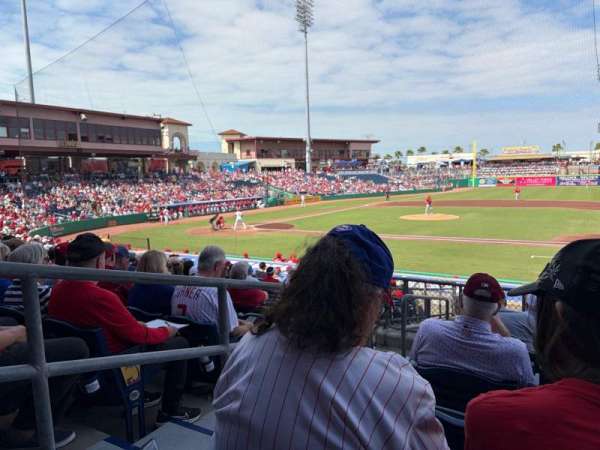 BayCare Ballpark, section: 105, row: 18, seat: 17