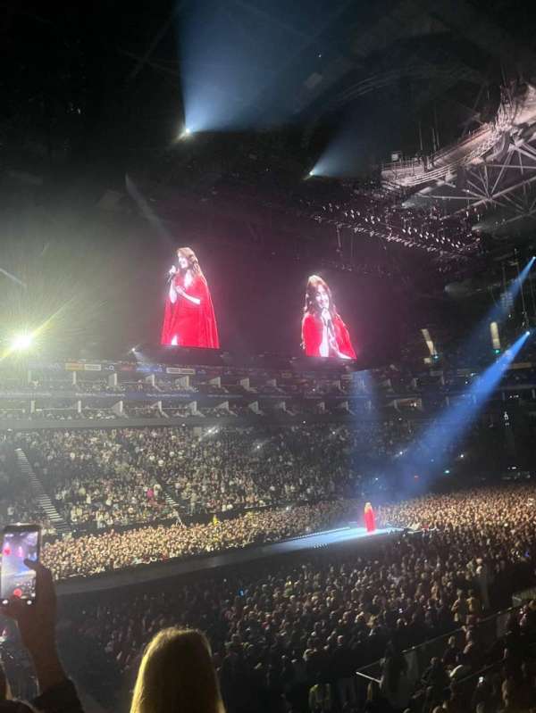The O2, London, section: 118, row: R, seat: 538