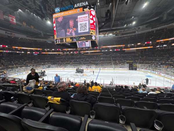 PPG Paints Arena, section: 101, row: U, seat: 8