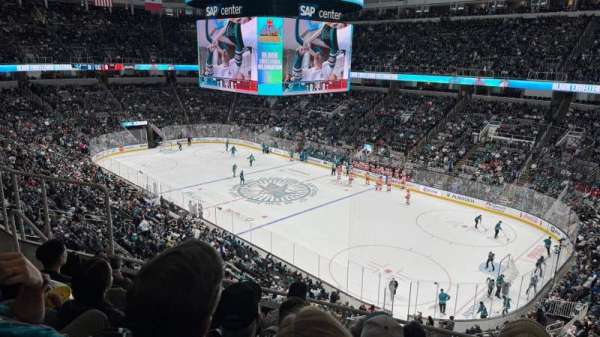 SAP Center, section: 212, row: 5, seat: 7