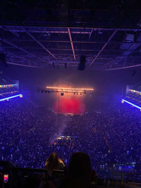 The O2, London, section: 412, row: K, seat: 730