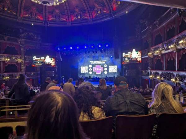 The Venetian Theatre, section: 7, row: KK, seat: 11