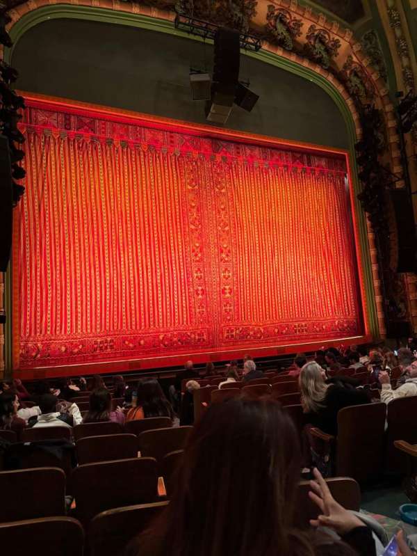 New Amsterdam Theatre, section: Orchestra L, row: L, seat: 5