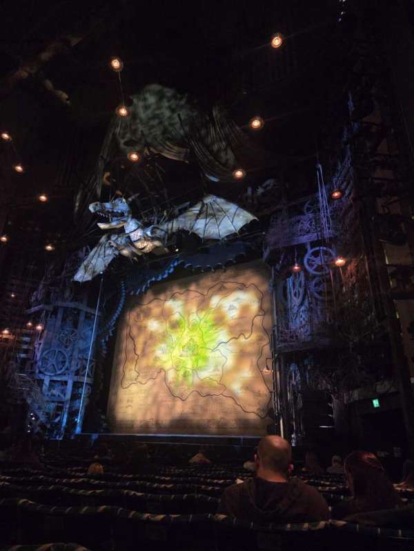 Apollo victoria theatre, section: Stalls, row: M, seat: 7