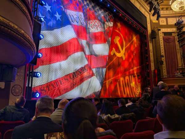 Imperial Theatre, section: Orchestra L, row: E, seat: 13