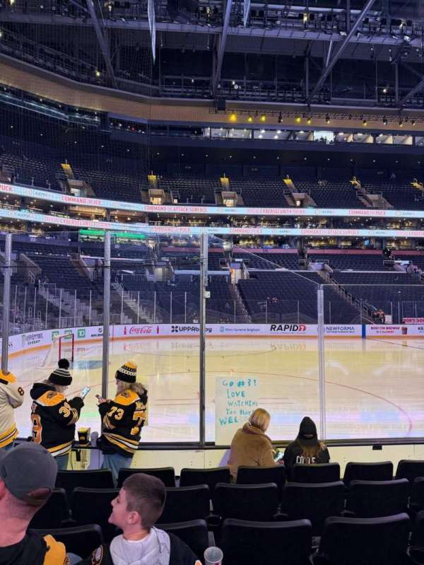 TD Garden, section: 3, row: 6, seat: 12