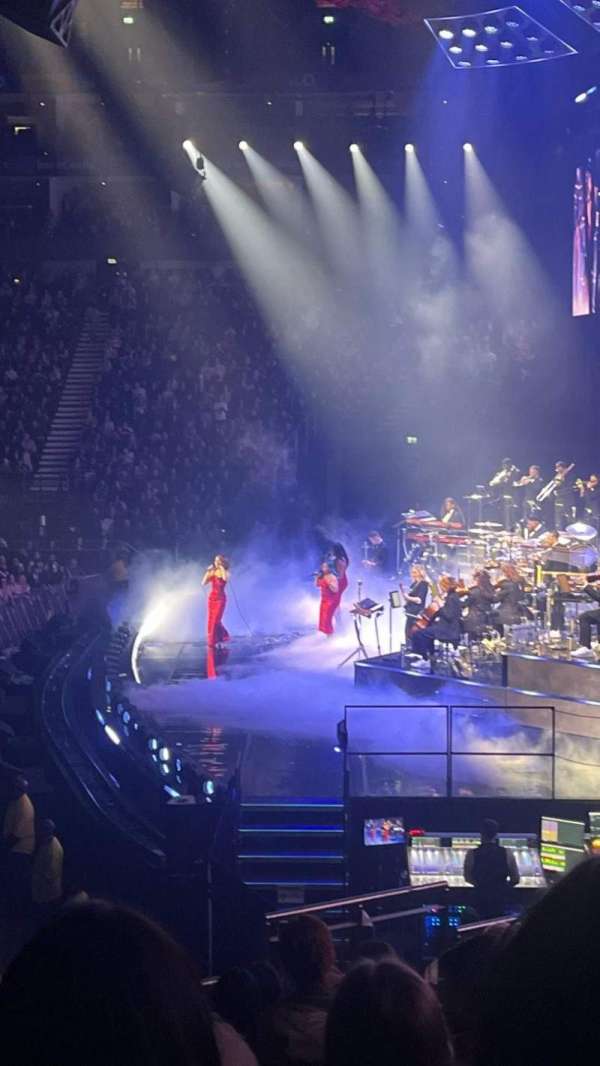 The O2, London, section: 113, row: T, seat: 399