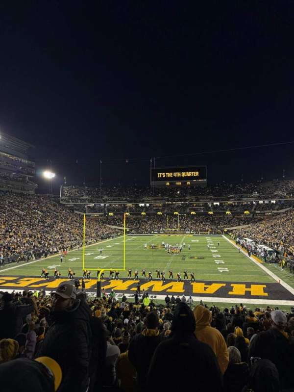 Kinnick Stadium, section: 115, row: A, seat: 12