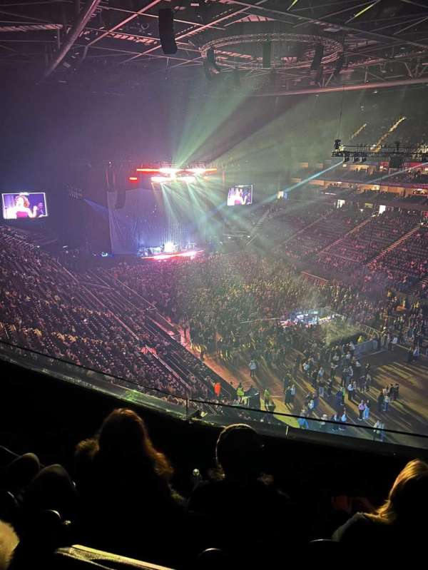 The O2, London, section: 408, row: C, seat: 621