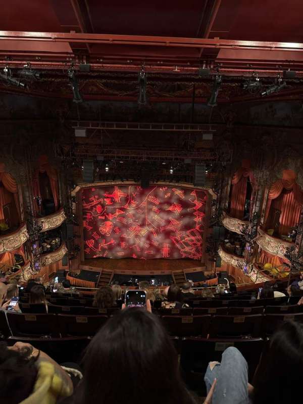 Lyceum Theatre, West End, section: Grand Circle, row: J, seat: 24