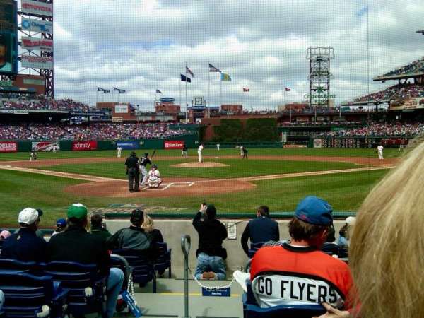 Citizens Bank Park, section: Diamond Club E, row: 10, seat: 12