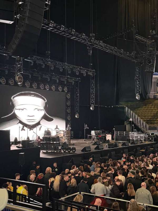The O2, London, section: 101, row: K, seat: 135