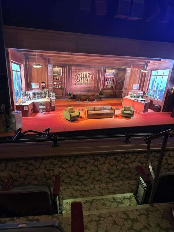 Nederlander Theatre, section: Mezzanine L, row: C, seat: 1