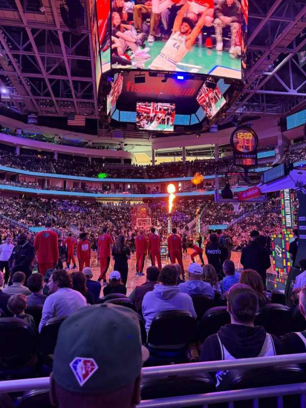 Fiserv Forum, section: 111, row: 2, seat: 27
