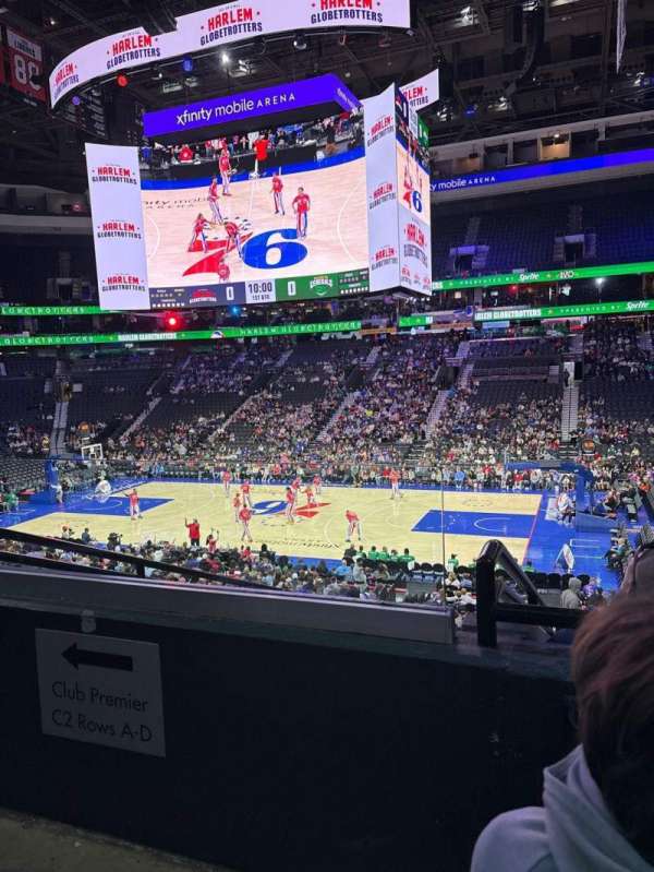 Xfinity Mobile Arena, section: C3, row: 2, seat: 1