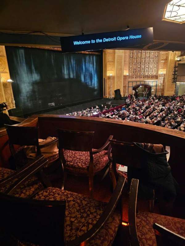 Detroit Opera House, section: Box 2, row: 3, seat: 8