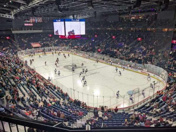 Place Bell, section: 216, row: E, seat: 7