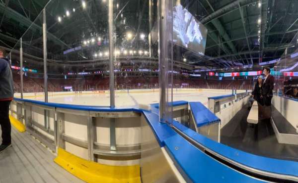 Maverik Center, section: 126, row: 1, seat: 19