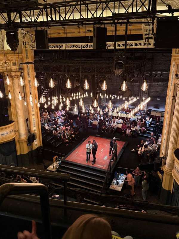 Hudson Theatre, section: Balcony R, row: B, seat: 2