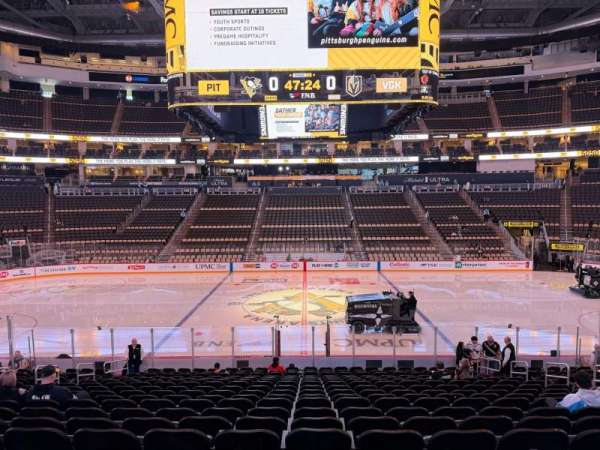 PPG Paints Arena, section: 102, row: V, seat: 10