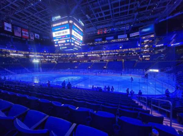 Nationwide Arena, section: 102, row: R, seat: 2