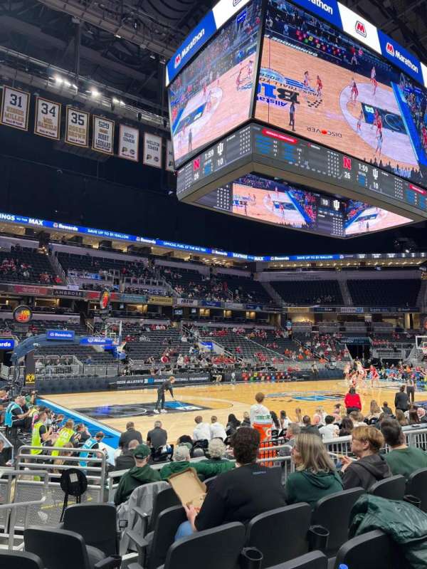 Gainbridge Fieldhouse, section: 7, row: 7, seat: 7
