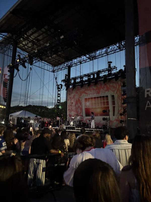 Red Hat Amphitheater, section: 1, row: J, seat: 8