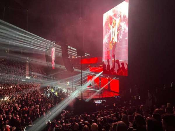The O2, London, section: 112, row: R, seat: 378