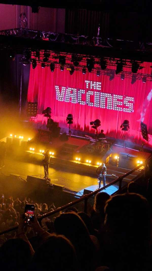 Usher Hall, section: Upper, row: F, seat: 20