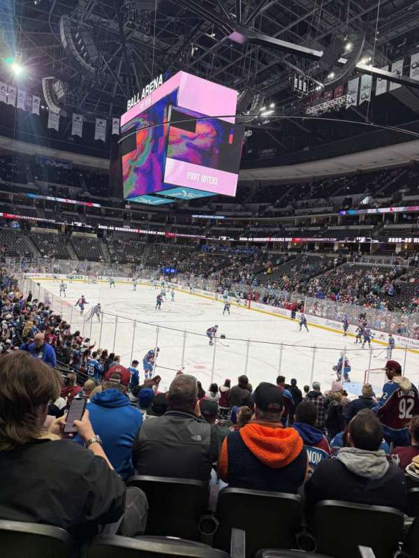 Ball Arena, section: 118, row: 16, seat: 6