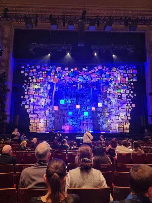 Edinburgh Playhouse, section: Stalls, row: R, seat: 28