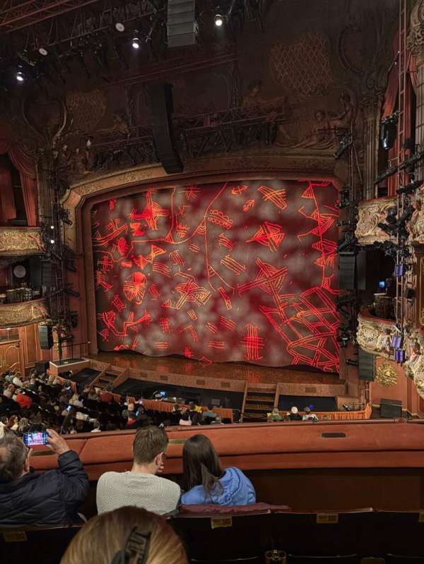 Lyceum Theatre, West End, section: Royal Circle, row: D, seat: 8