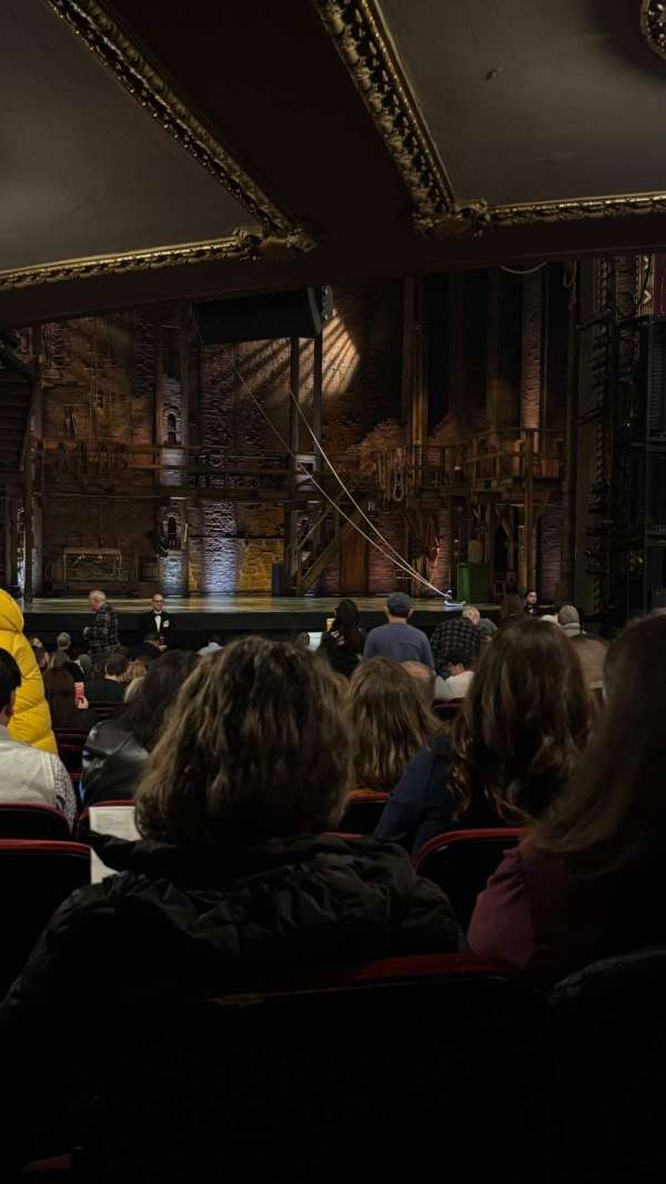 CIBC Theatre, section: Orchestra L, row: W, seat: 3