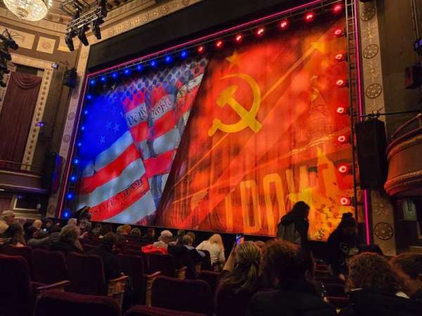 Imperial Theatre, section: Orchestra R, row: G, seat: 8