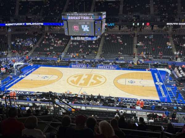Bon Secours Wellness Arena, section: 204, row: L, seat: 15
