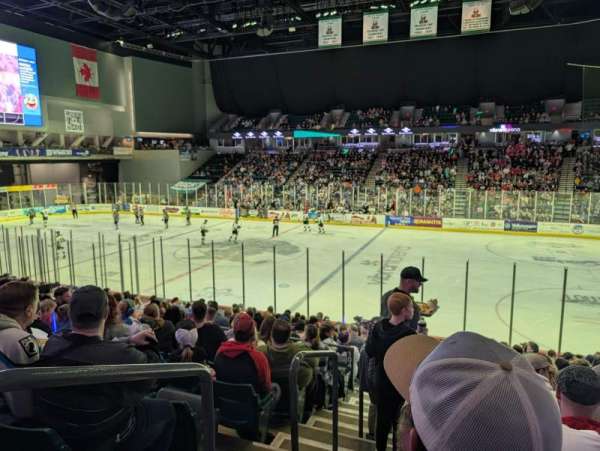 Vibrant Arena at the Mark, section: 105, row: 18, seat: 19