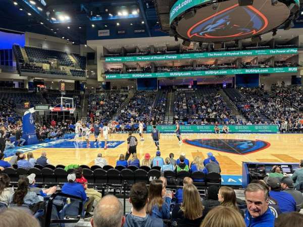 Wintrust Arena, section: 124, row: B, seat: 17
