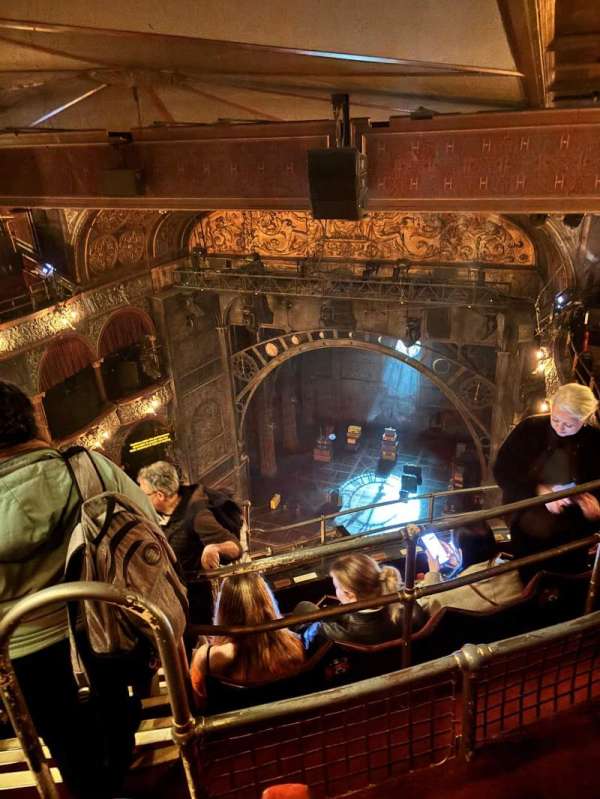 Palace Theatre, West End, section: Balcony, row: F, seat: 5