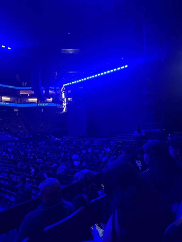 Golden 1 Center, section: 107, row: CC, seat: 12