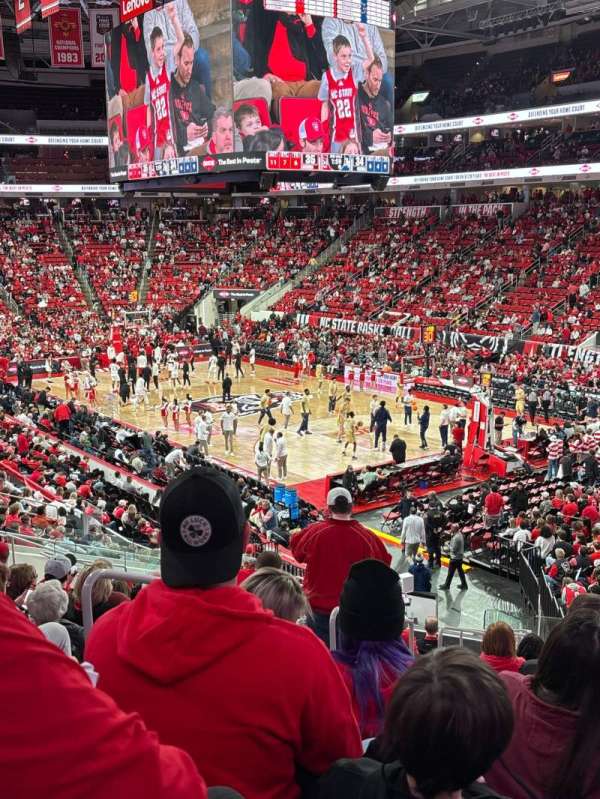Lenovo Center, section: 114, row: VV, seat: 19