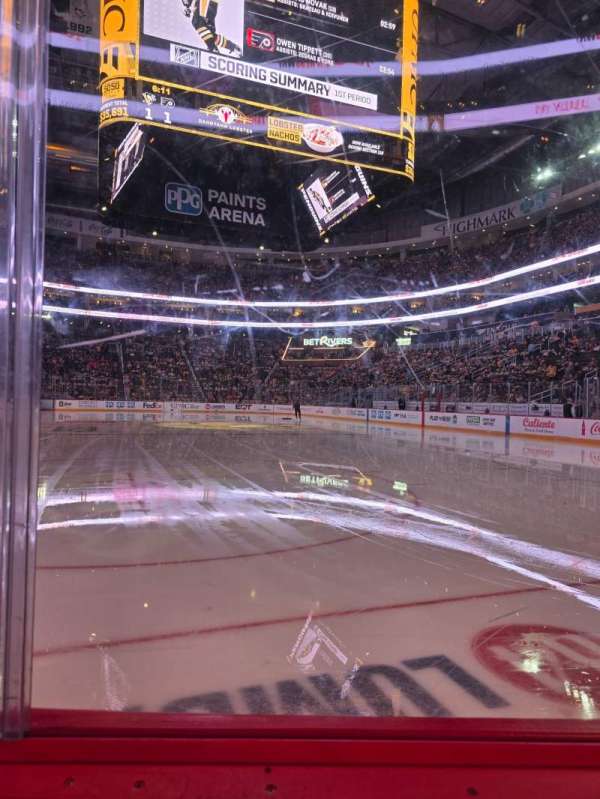 PPG Paints Arena, section: 108, row: A, seat: 5