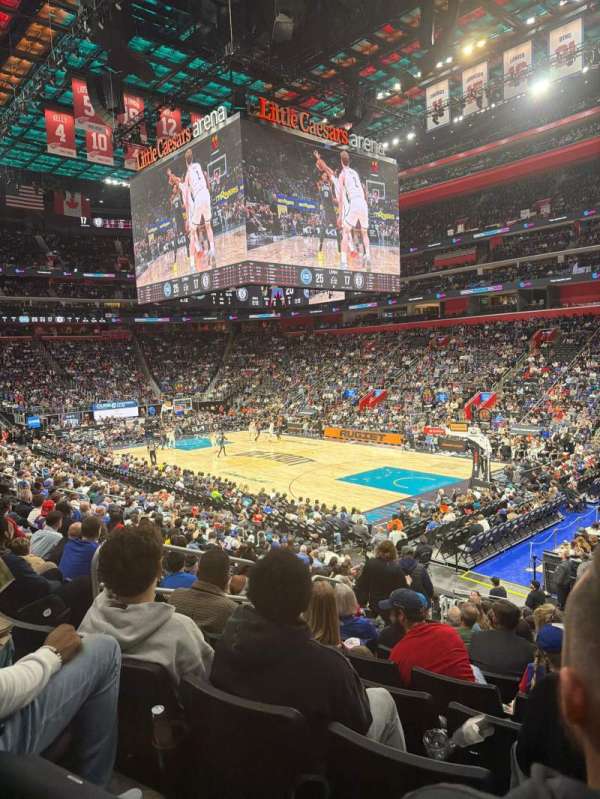 Little Caesars Arena, section: 105, row: 17, seat: 13