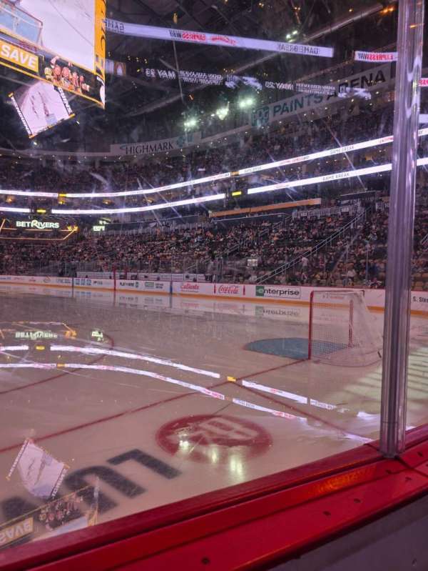PPG Paints Arena, section: 108, row: A, seat: 5