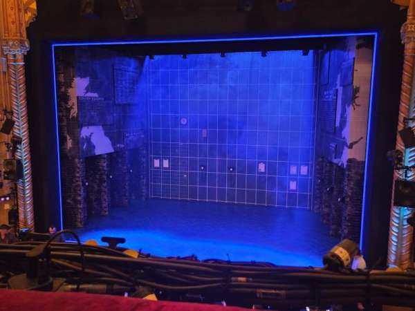 John Golden Theatre, section: Front Mezzanine R, row: A, seat: 110