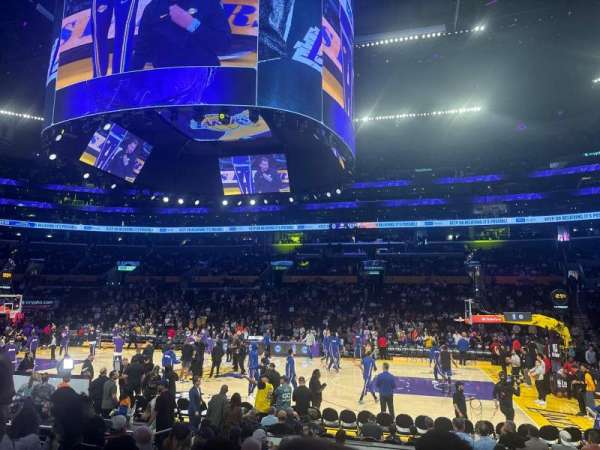 Crypto.com Arena, section: 110, row: 12, seat: 3