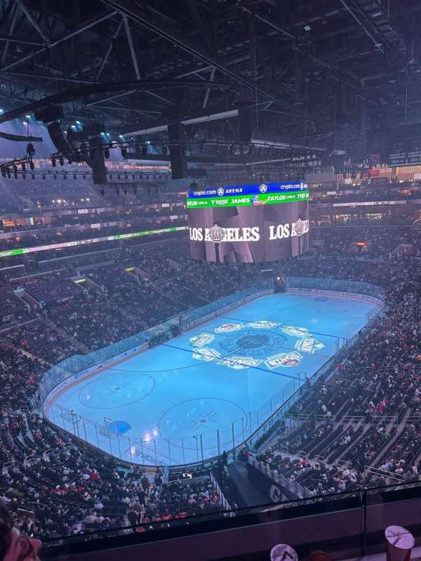 Crypto.com Arena, section: 306, row: 2, seat: 4