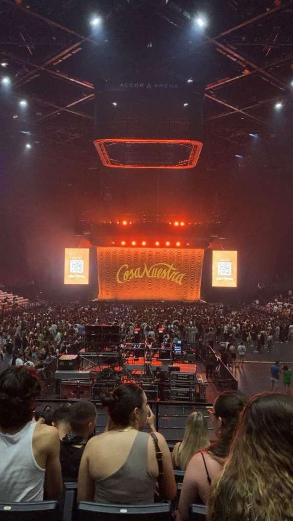 Accor Arena, section: Gradin A, row: 16, seat: 01